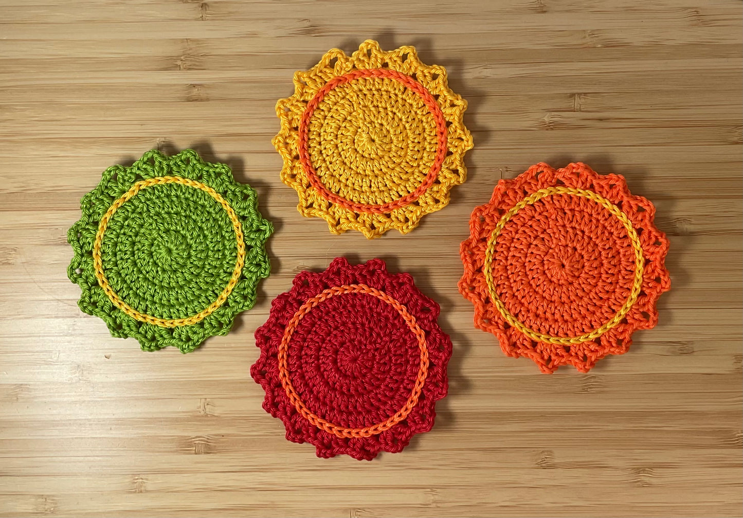 Round coasters