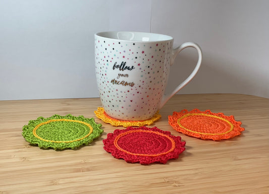 Round coasters
