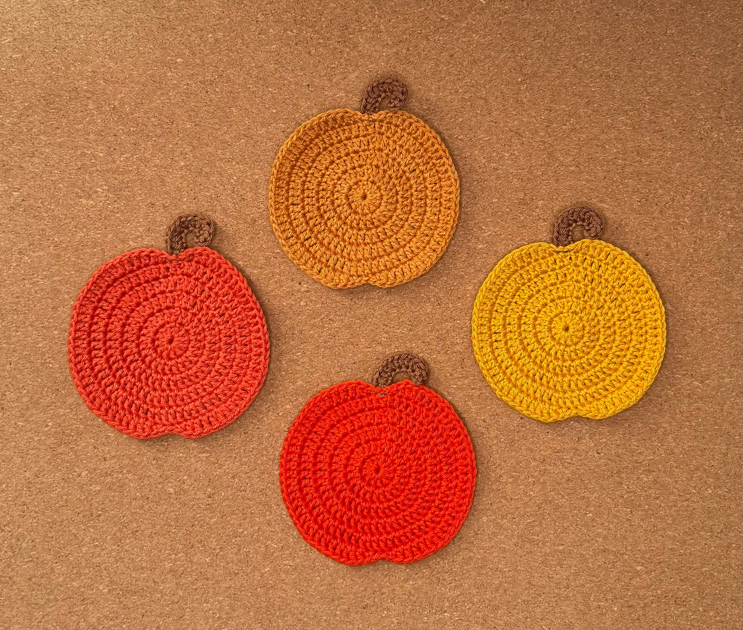 Pumpkin Coasters